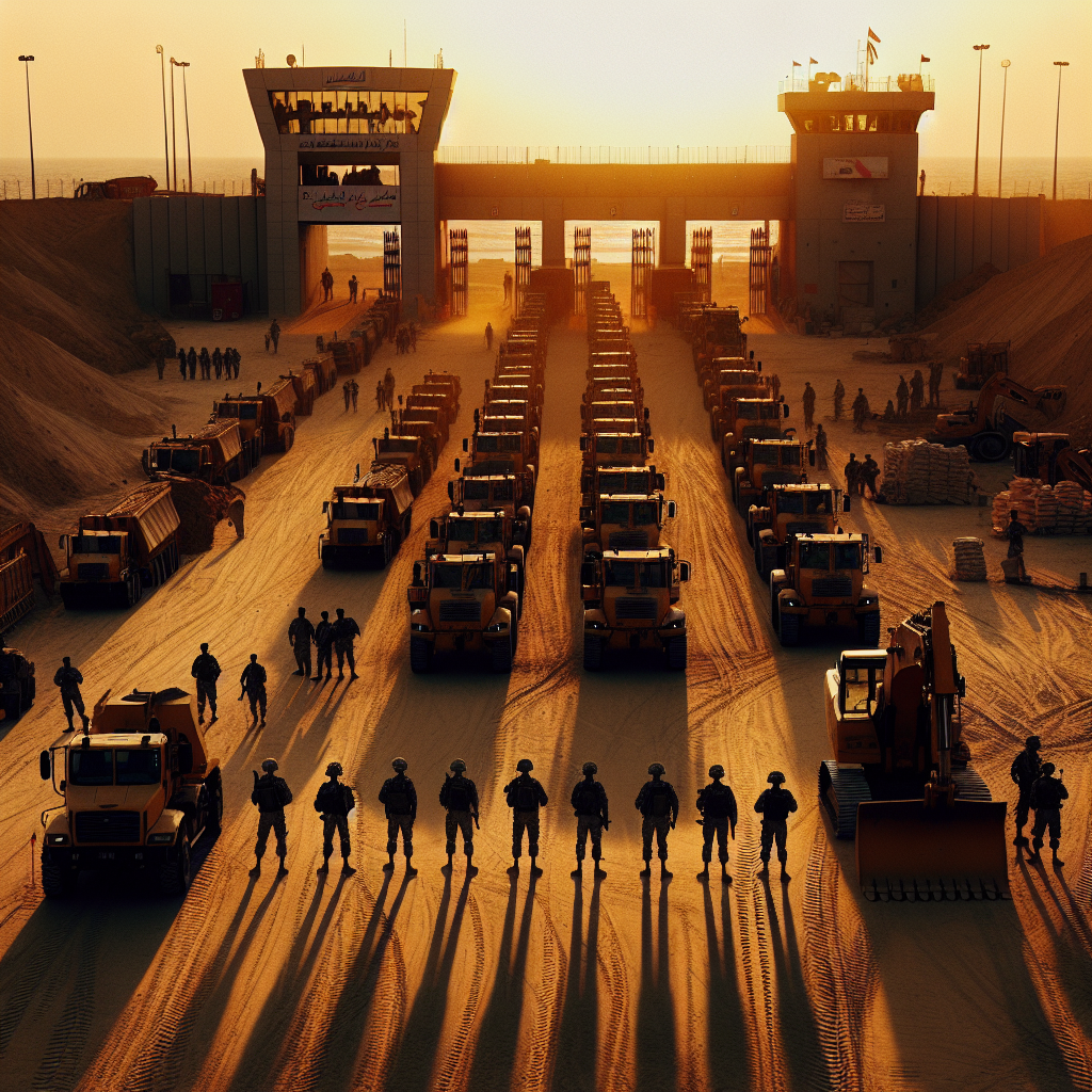 Construction Equipment Poised for Gaza Entry from Egypt: Report