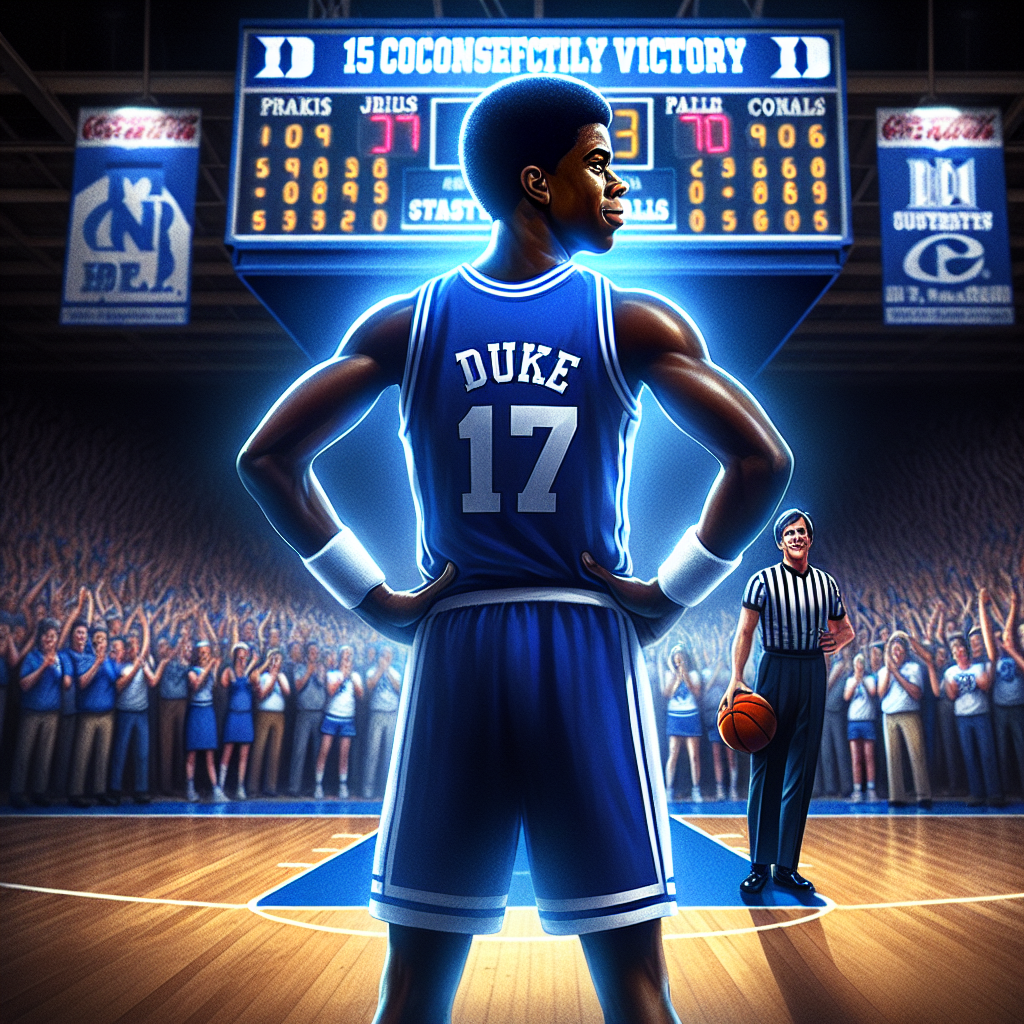 Cooper Flagg Leads Duke to 15th Consecutive Victory Over North Carolina, 87-70