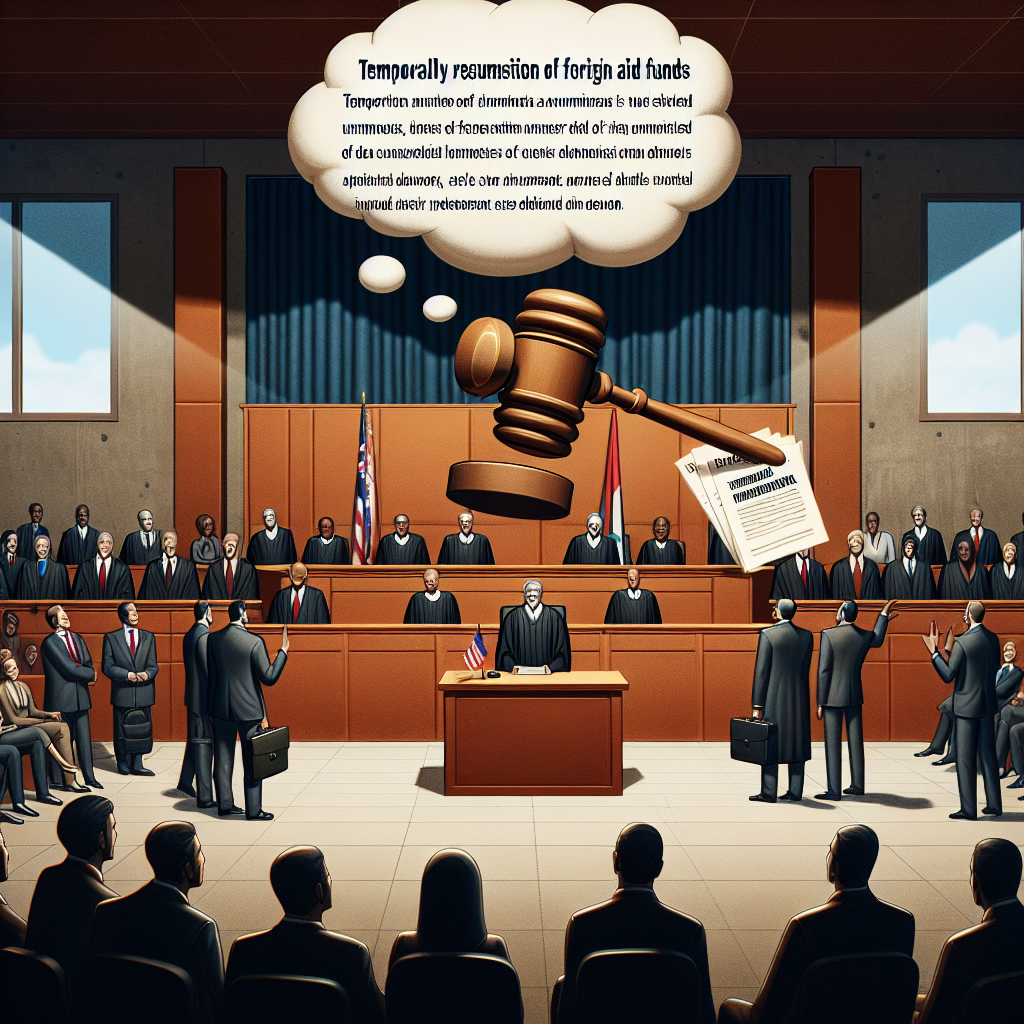 Court Mandates Temporary Resumption of Foreign Aid Funds by Trump Administration