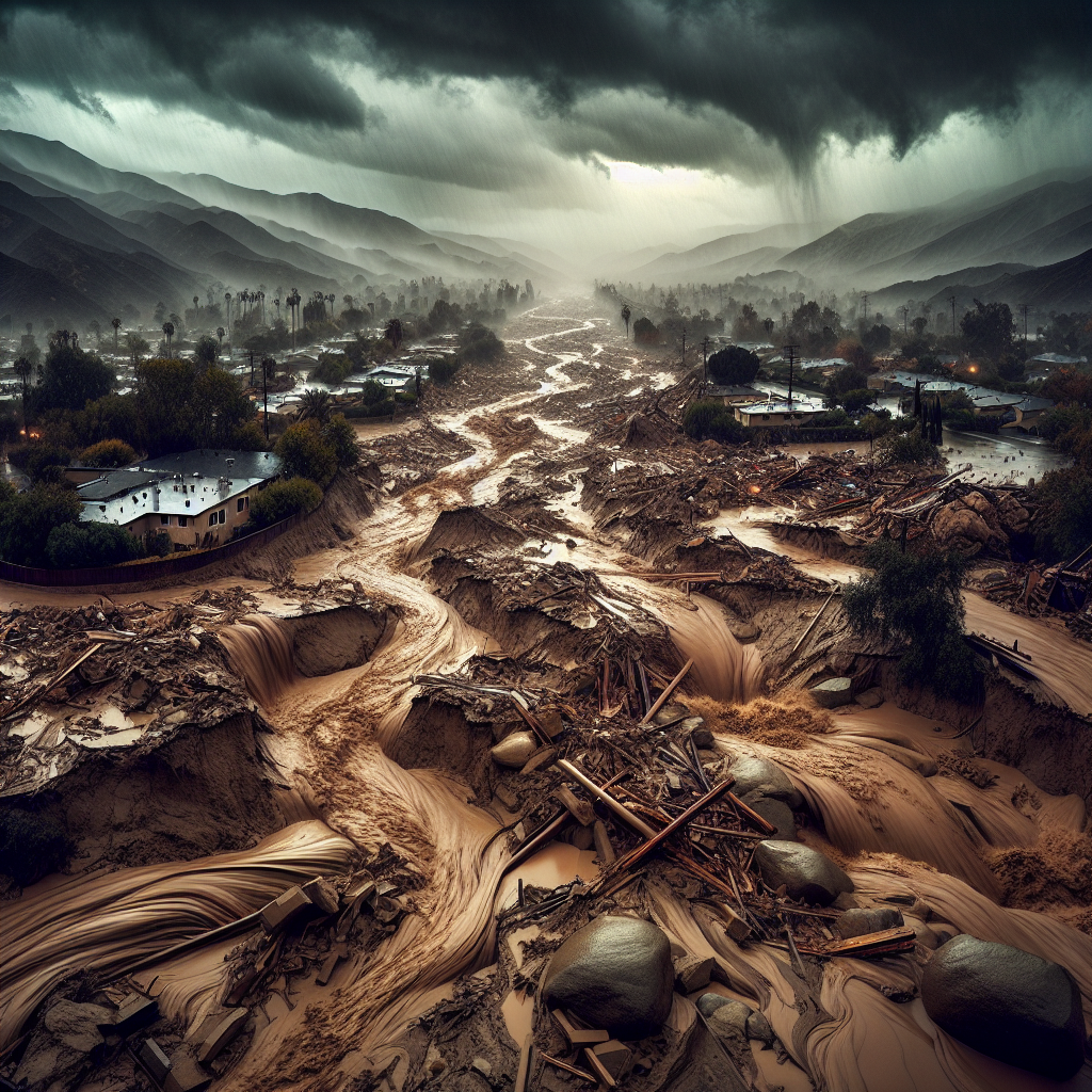 Destructive Debris Flows Ravage Southern California After Torrential Rains