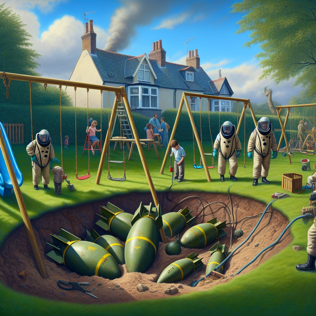 Discovery of Over 175 WWII Bombs Beneath UK Children's Playground