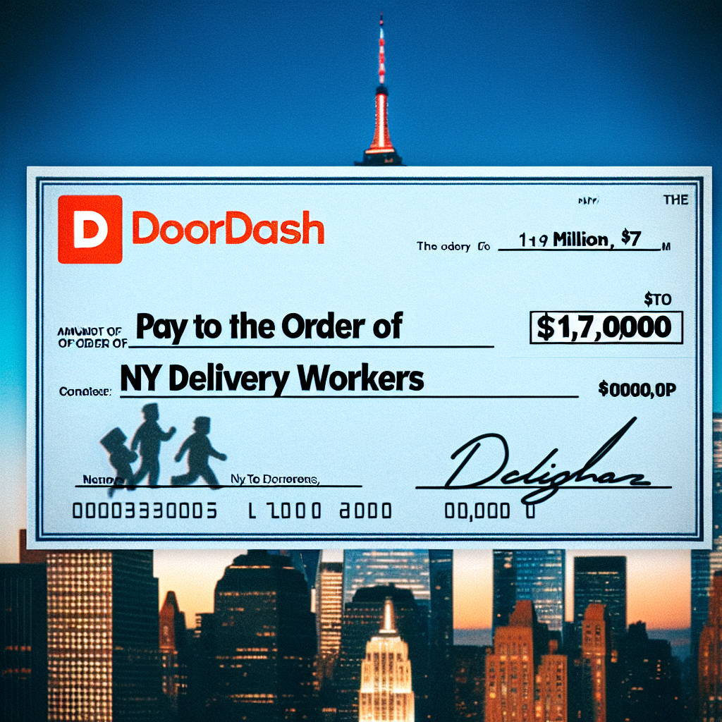 DoorDash Settles $17 Million with NY Delivery Workers Over Tip Misuse