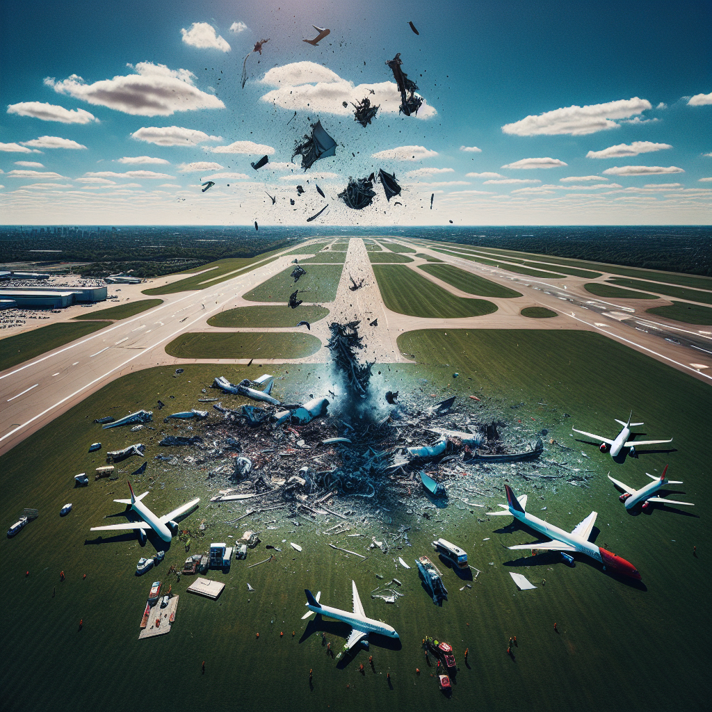 Drone Footage Reveals Midair Collision Debris Near DC Airport