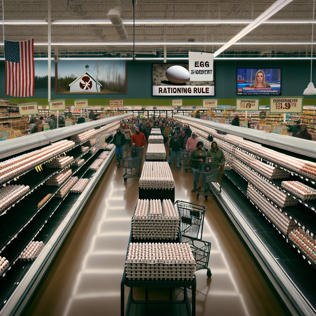 "Egg Shortage Hits US Stores: Severe Rationing Amid Bird Flu Crisis"