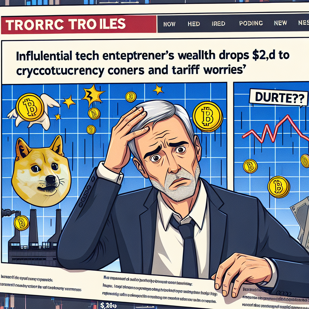Elon Musk's Wealth Drops $22 Billion Due to DOGE Concerns and Tariff Worries