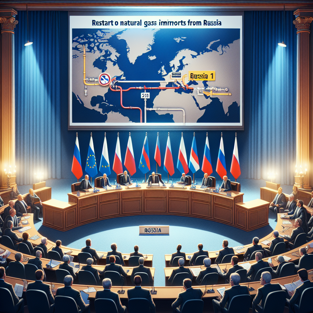 EU Nation Announces Restart of Russian Gas Imports