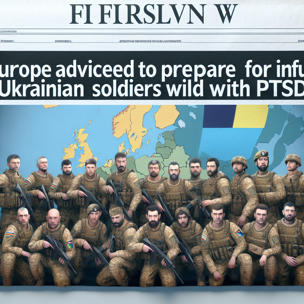 Europe Advised to Prepare for Influx of Ukrainian Soldiers with PTSD
