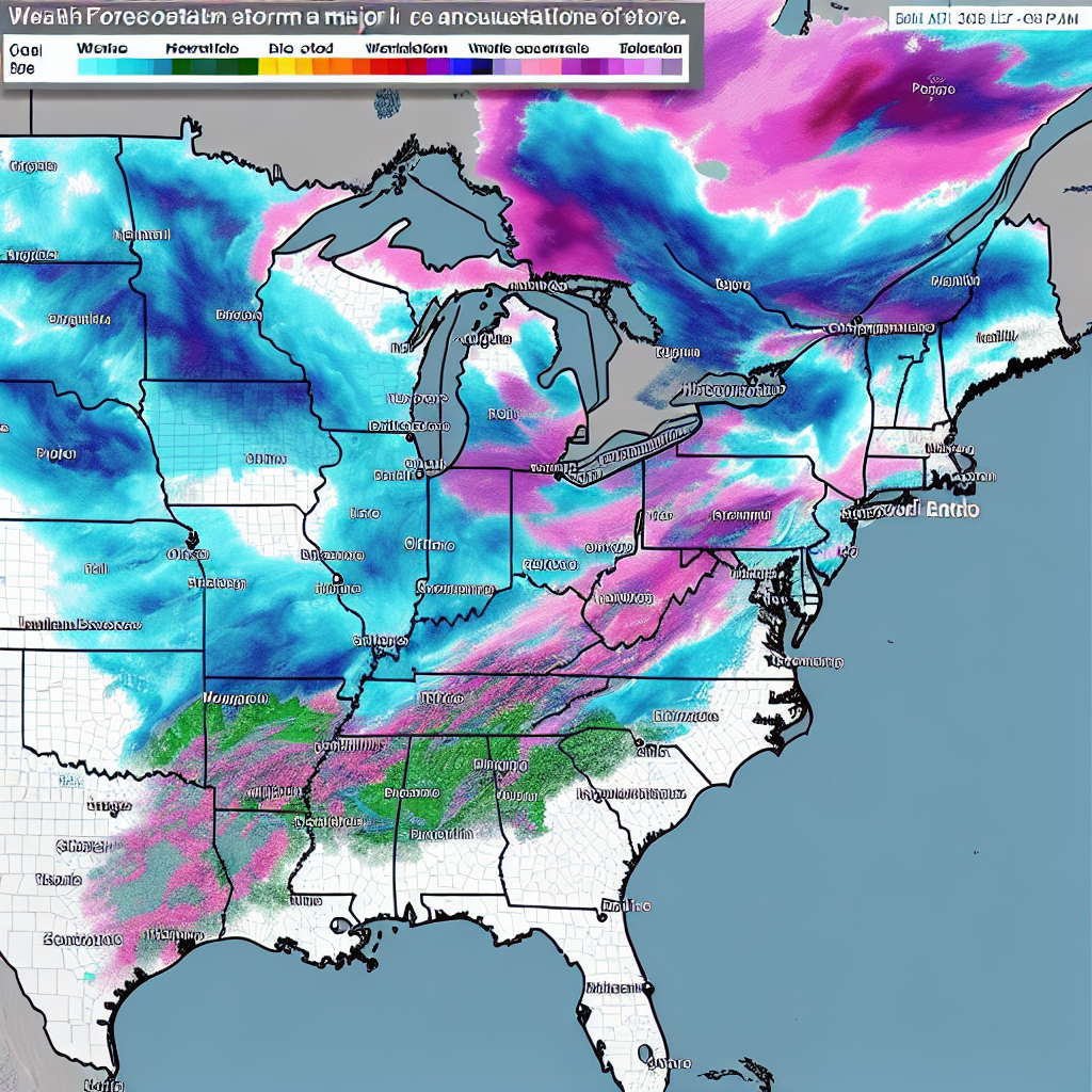Forecasters Warn of Major Ice Accumulations in Mid-Atlantic States Due to Storm