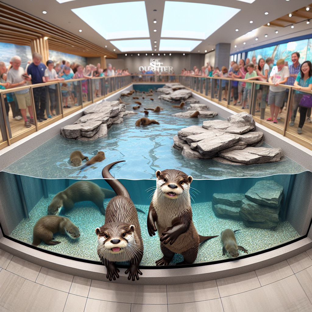 Fort Fisher Aquarium Introduces Pair of Asian Small-Clawed Otters