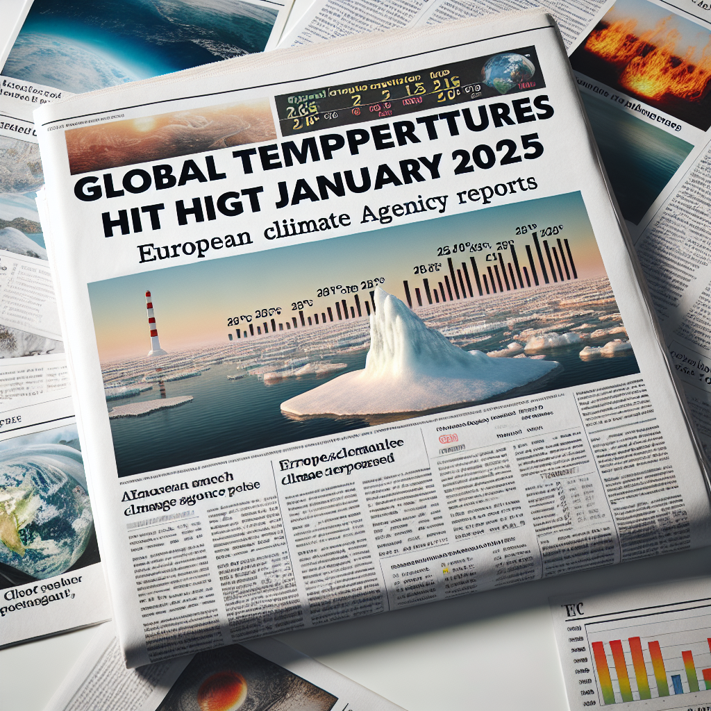 Global Temperatures Hit Record High in January 2025: European Climate Agency Reports