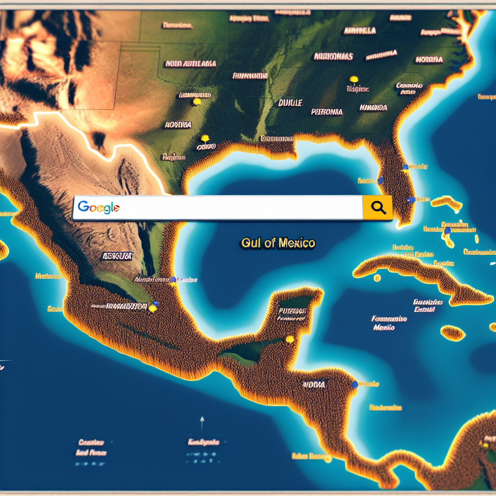 Google Renames the Gulf of Mexico