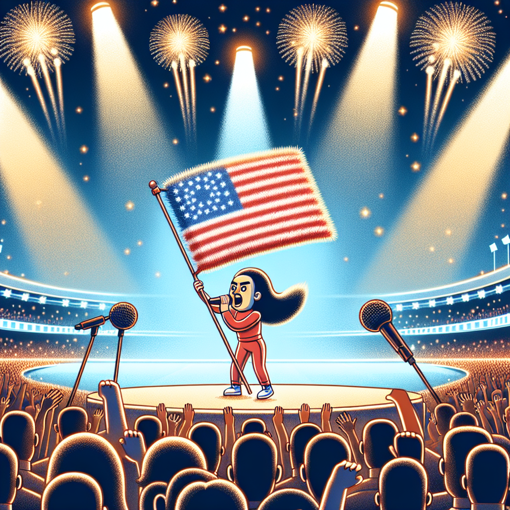 Halftime Performer Cleared of Charges for Flag Protest at Super Bowl