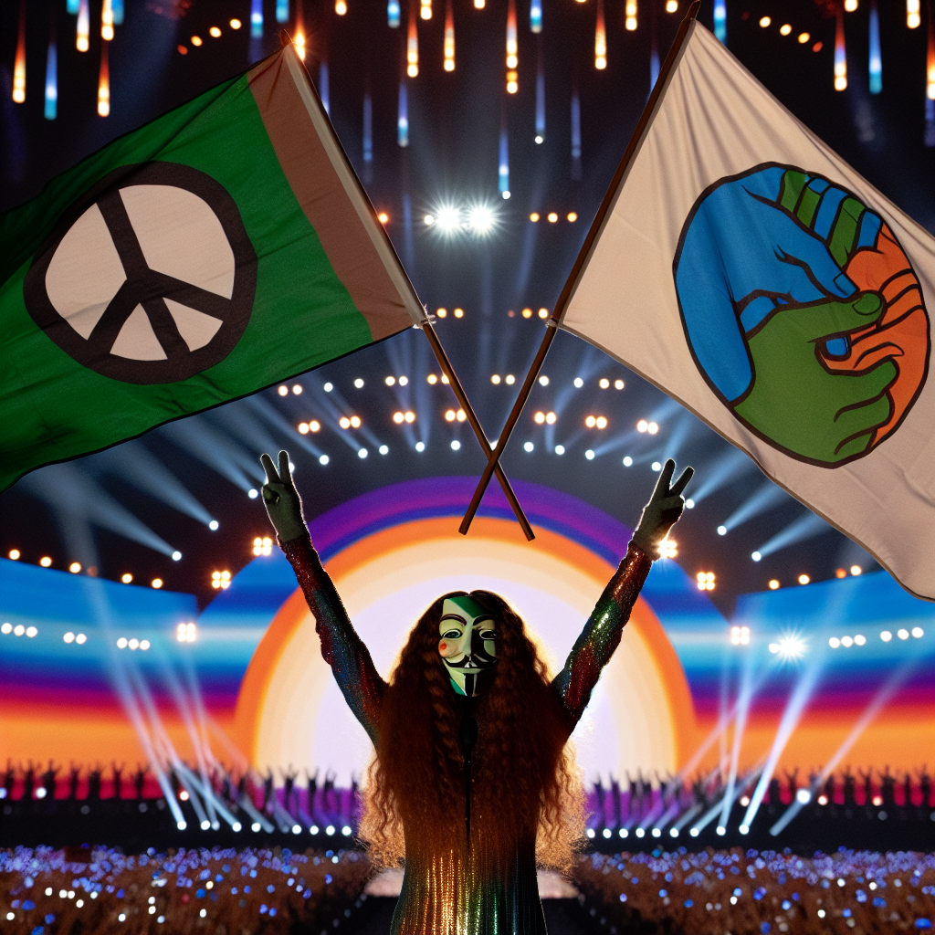 Halftime Performer Detained for Protesting with Palestine and Sudan Flags at Super Bowl