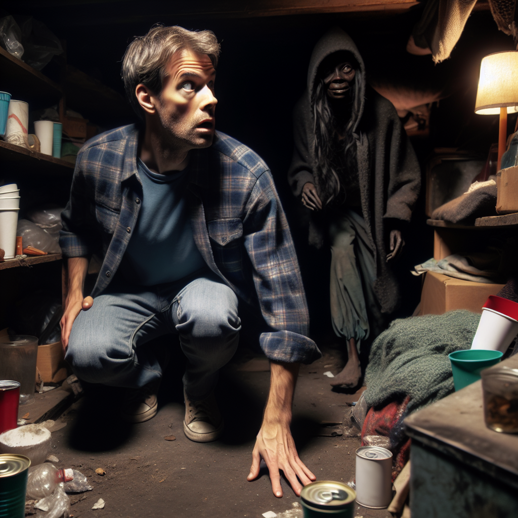 Homeowner Discovers Secret Squatter Living in Basement