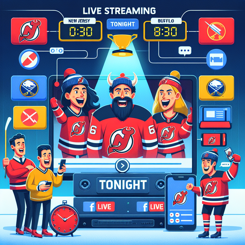 How to Stream New Jersey Devils vs. Buffalo Sabres Live Tonight: Time and Viewing Options