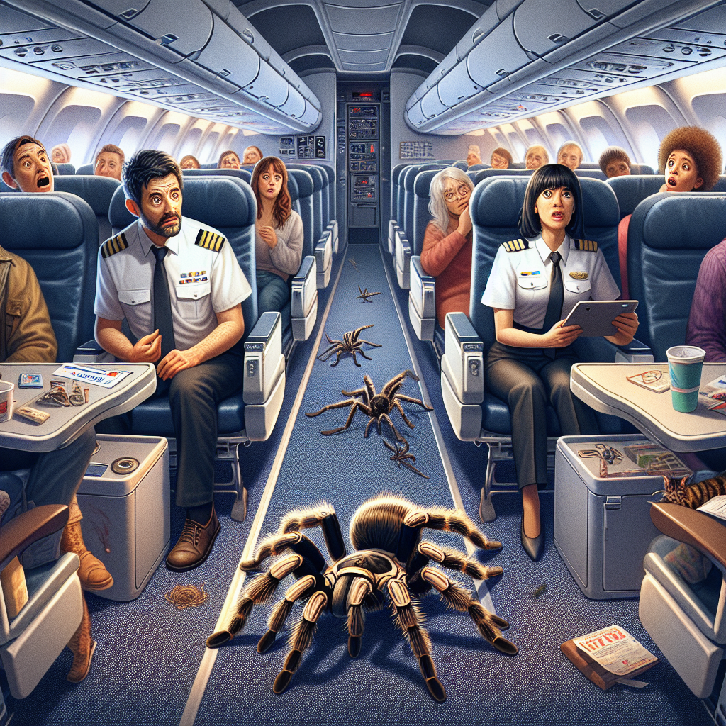 Iberia Flight Delayed Due to Pilot Being Bitten by Stowaway Tarantula Mid-Flight