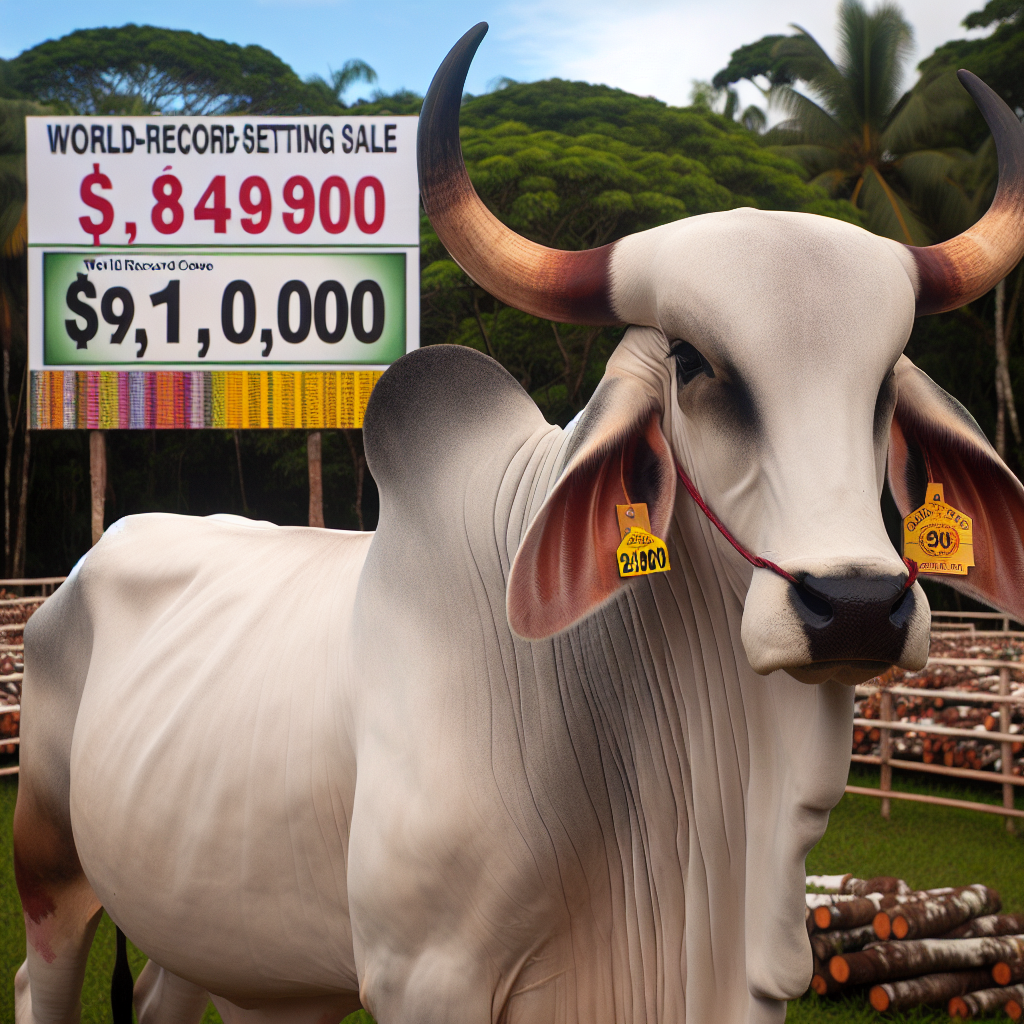 Indian Nelore Cow Sets World Record with Rs 40 Crore Sale in Brazil