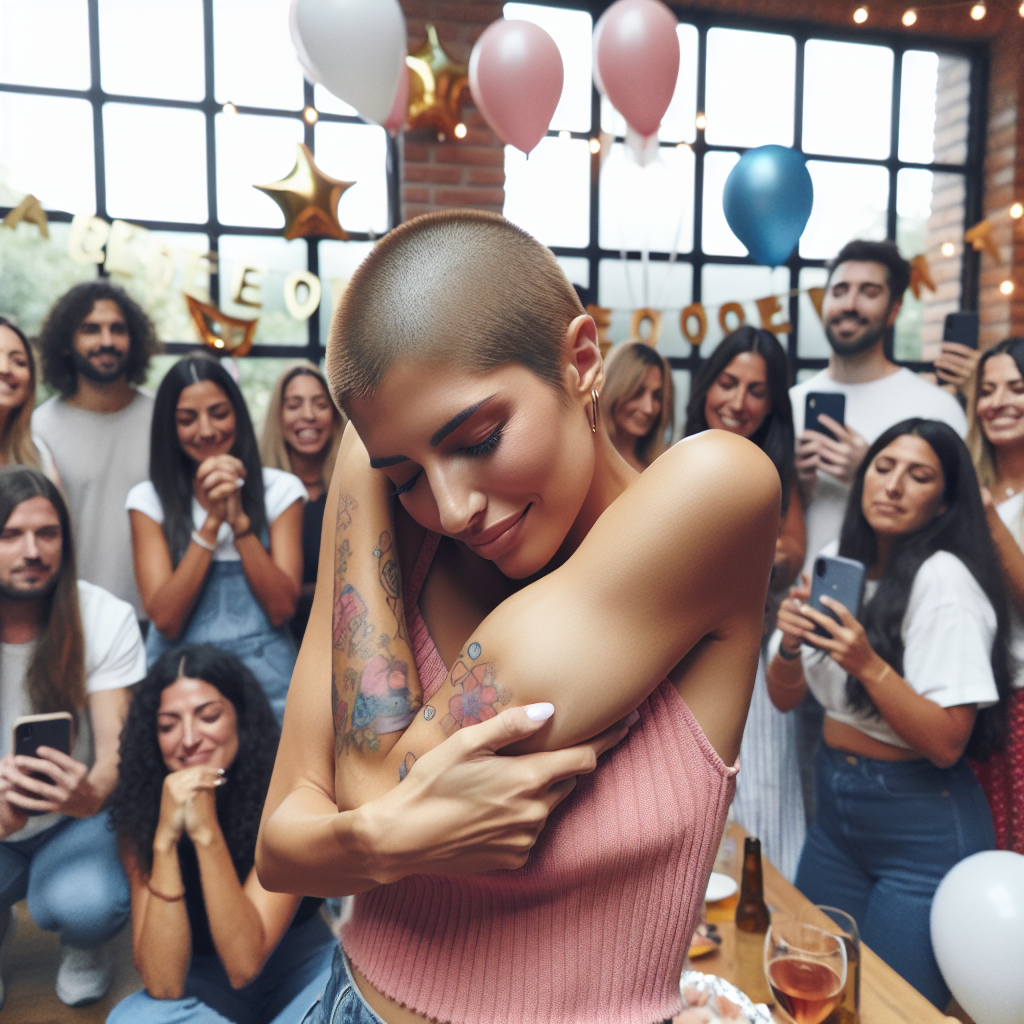 Influencer with Rare Cancer Hosts Farewell Ceremony for Amputated Arm