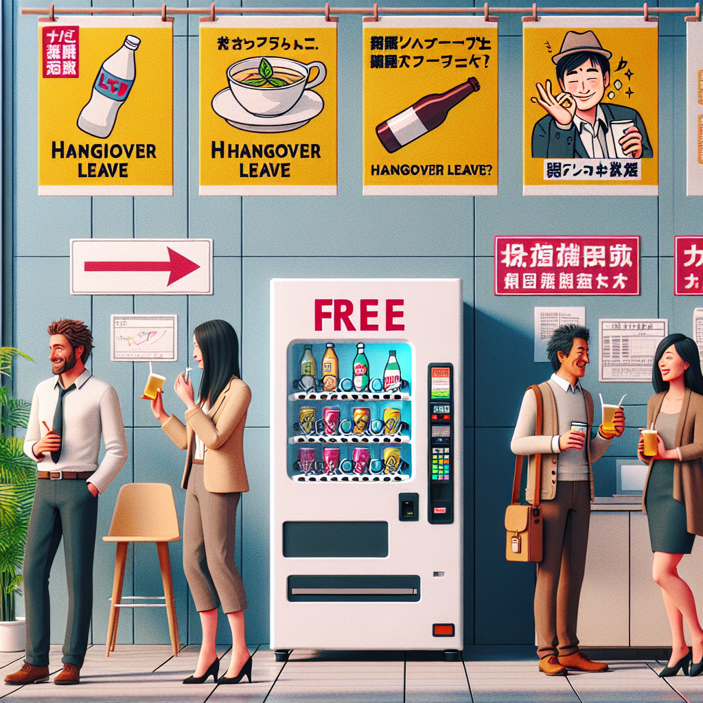 Innovative Perks: Japanese Firm Offers Free Drinks and Hangover Leave to Attract Talent