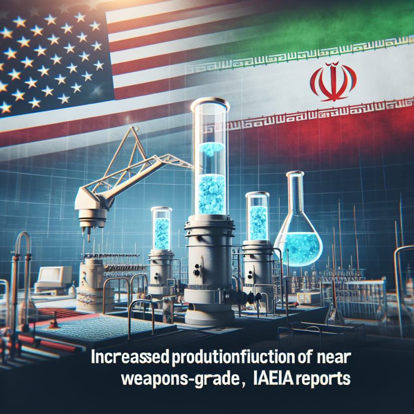 Iran Increases Near Weapons-Grade Uranium Production Amid Rising US Tensions, IAEA Reports