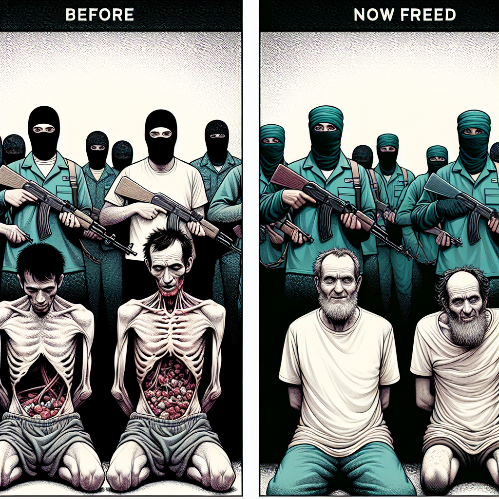 Israel Shares Before-and-After Photos of Hostages Freed by Hamas Showing Signs of Malnourishment