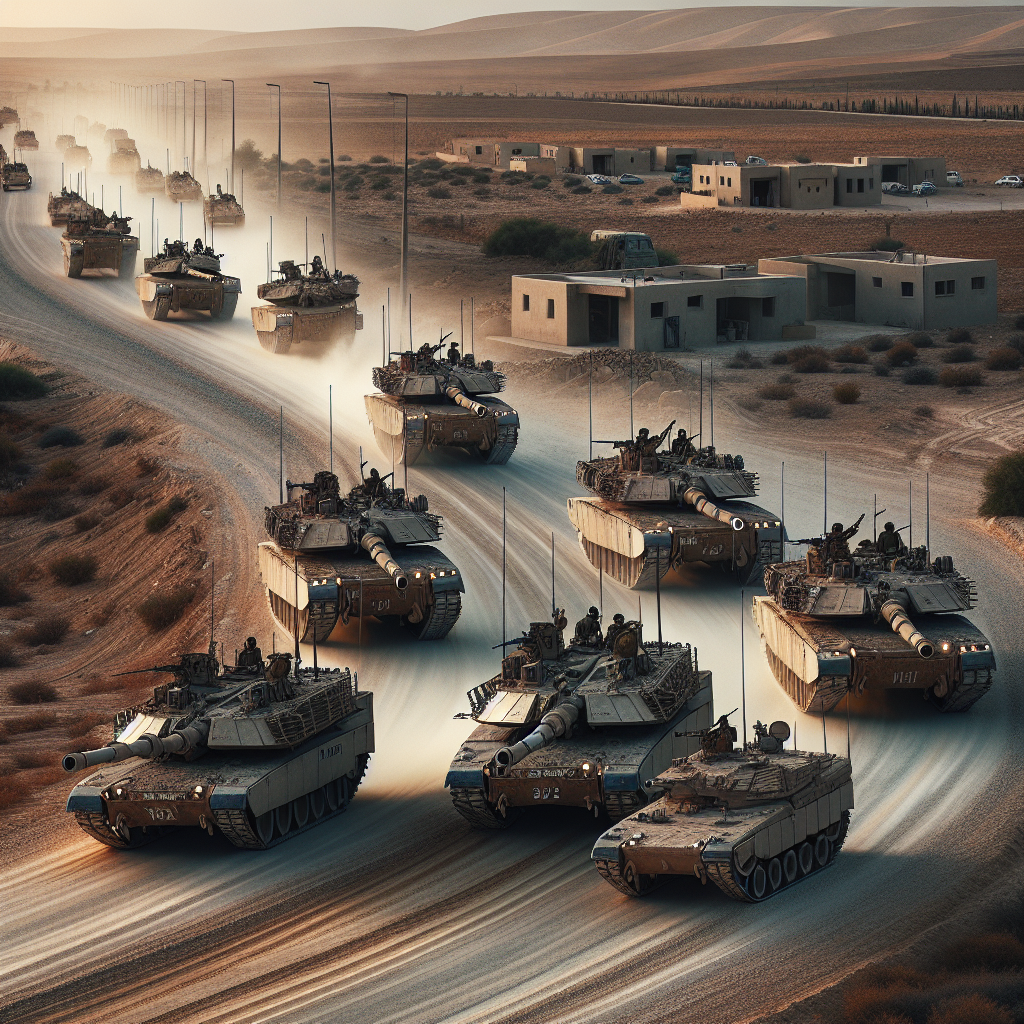 Israeli Tanks Re-enter West Bank After Decades