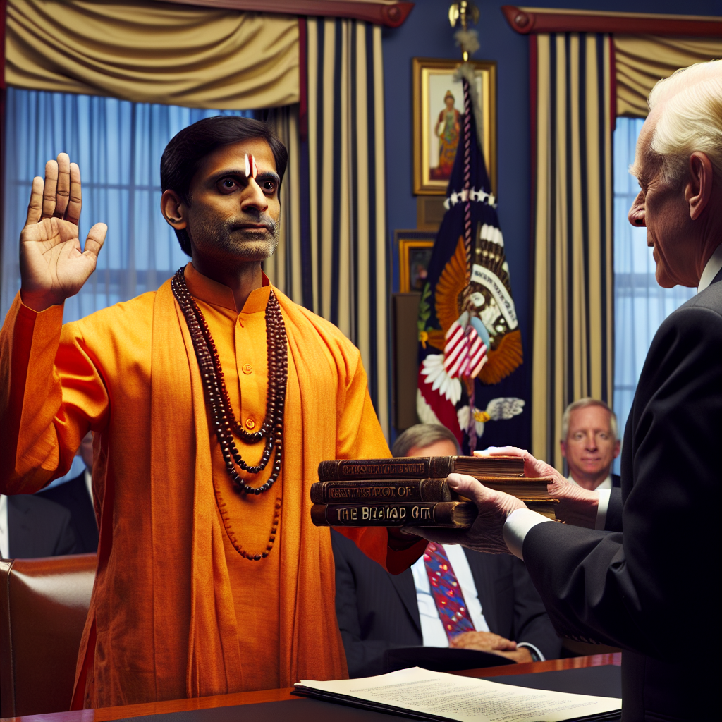 Kash Patel Appointed FBI Director, Takes Oath on Bhagavad Gita