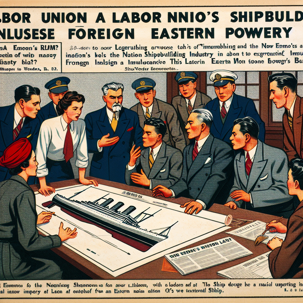 Labor Unions Urge Trump to Strengthen US Shipbuilding Amid Rising Chinese Influence