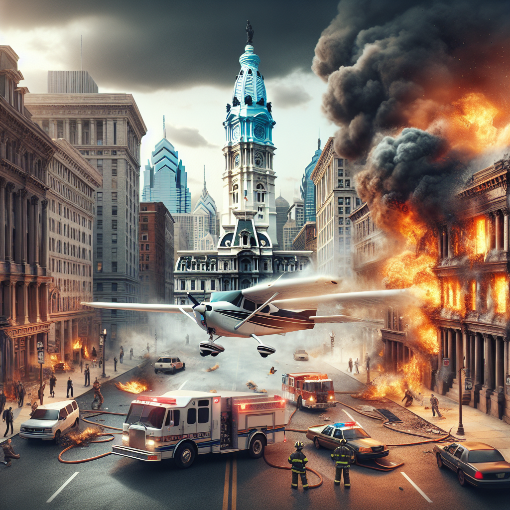 Light Aircraft Accident in Philadelphia Ignites Fire: Reports