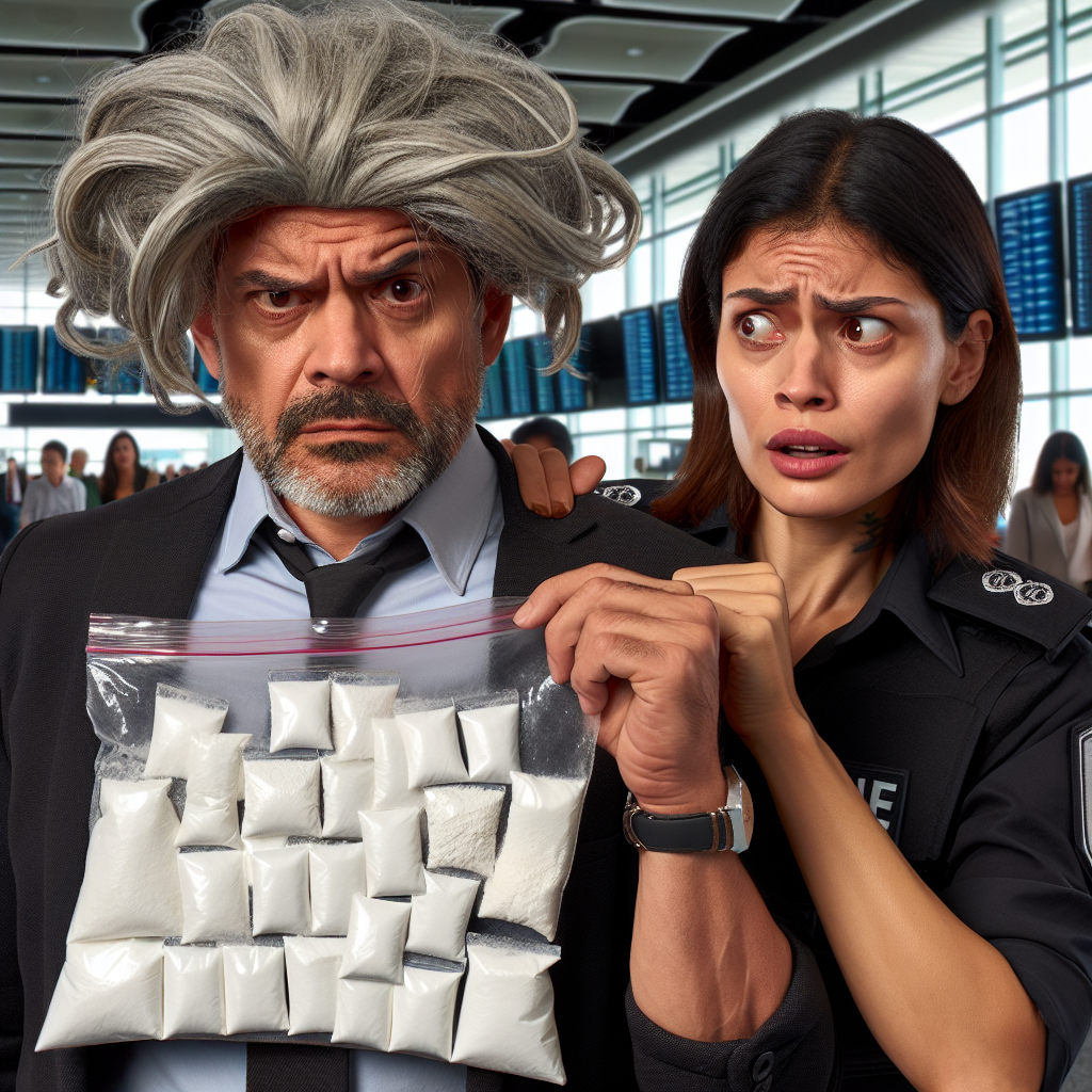 Man Caught with 400 Cocaine Doses Concealed in Hair Wig