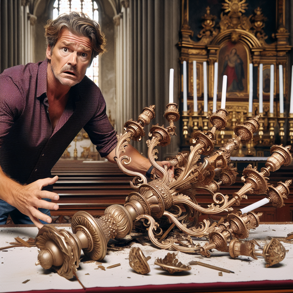 Man Causes Damage to Vatican Altar, Ruins Expensive Candelabra