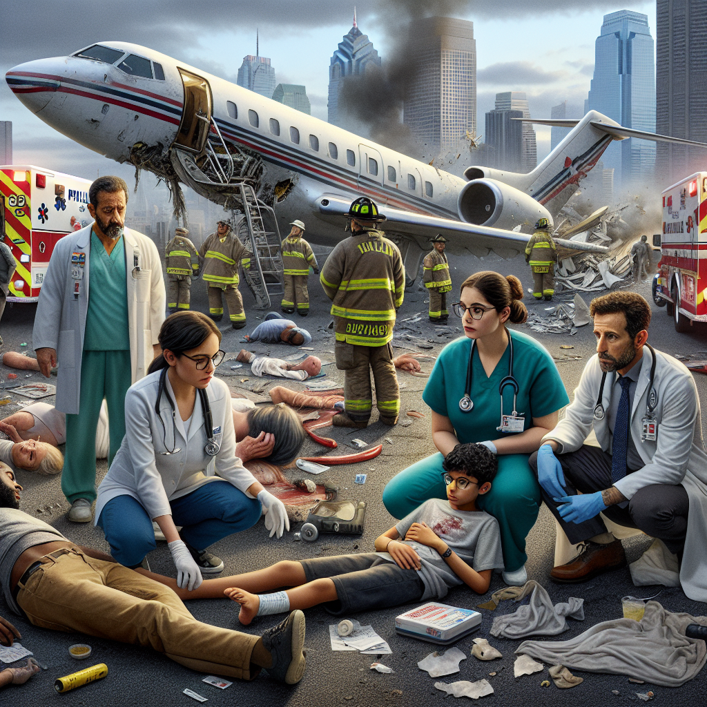 Medical Aircraft with Child and Five Others Crashes in Philadelphia