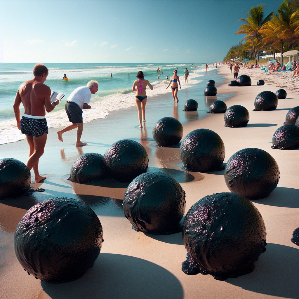 Mysterious Tar Balls Appear on Florida Beaches, Source Unknown