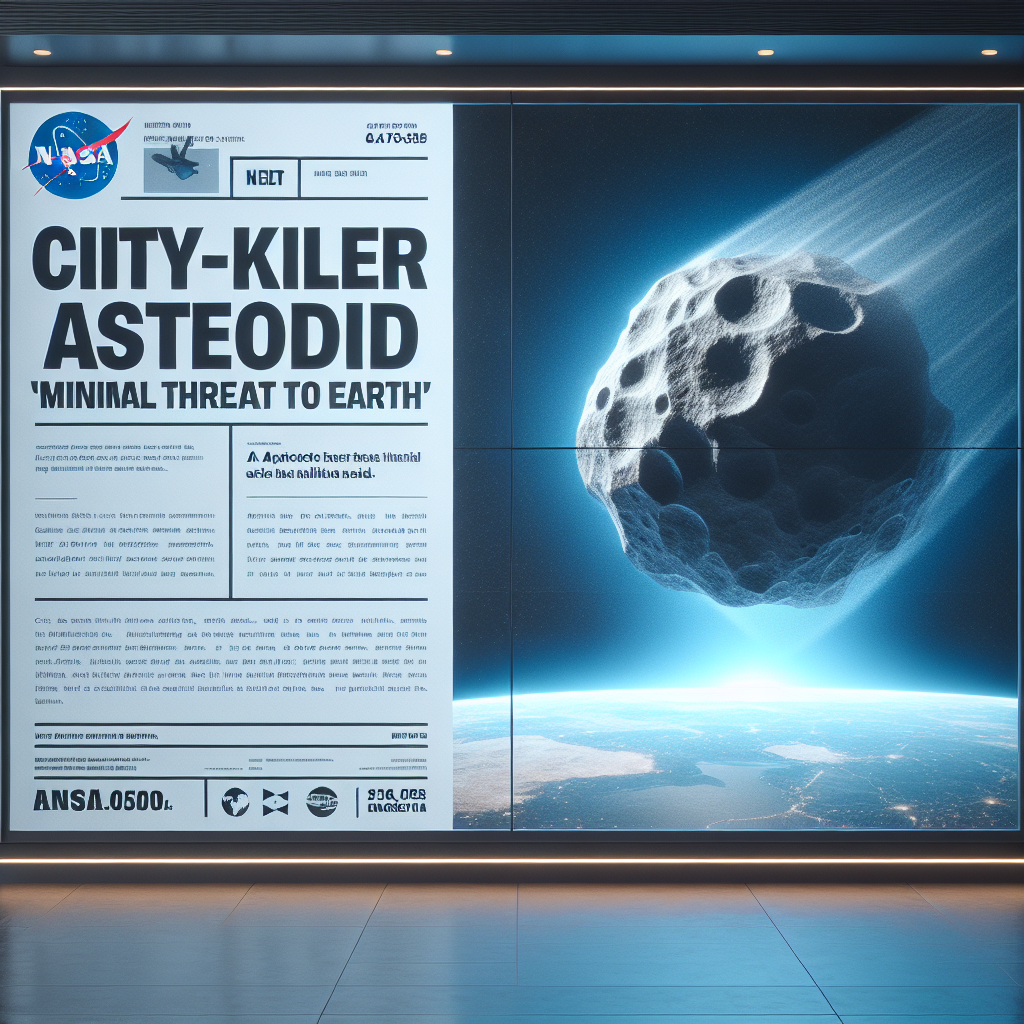 NASA Confirms "City-Killer" Asteroid Poses Minimal Threat to Earth