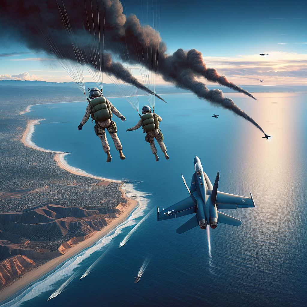 Navy Jet Crew Safely Ejects Before Crash Near San Diego Coast