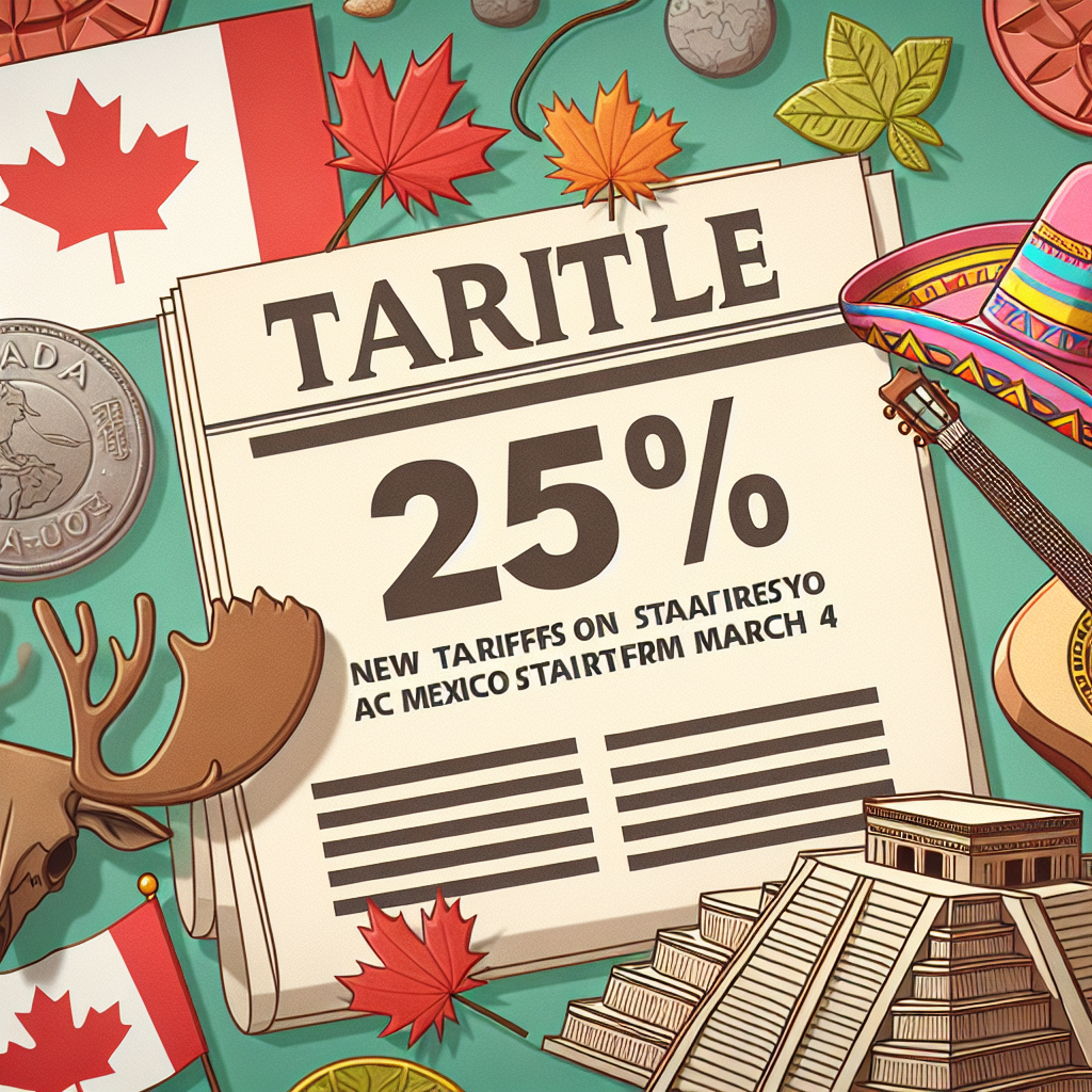New 25% Tariffs on Canada and Mexico to Begin March 4
