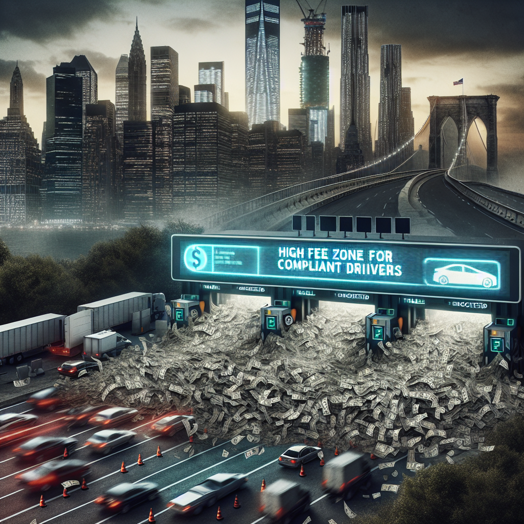 New York City Increases Toll Fees for Compliant Drivers Amid Uncollected Billions from Evaders