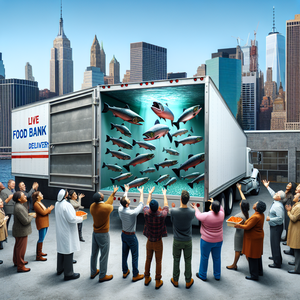 New York Food Bank Receives 13,000 Live Salmon Donation