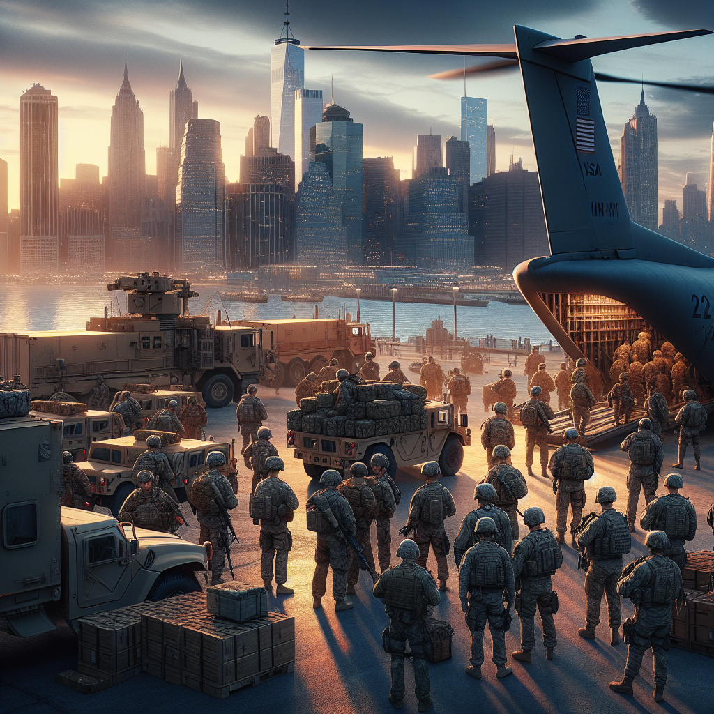 New York National Guard Military Police Unit Heads to Guantanamo Bay for Migrant Operations