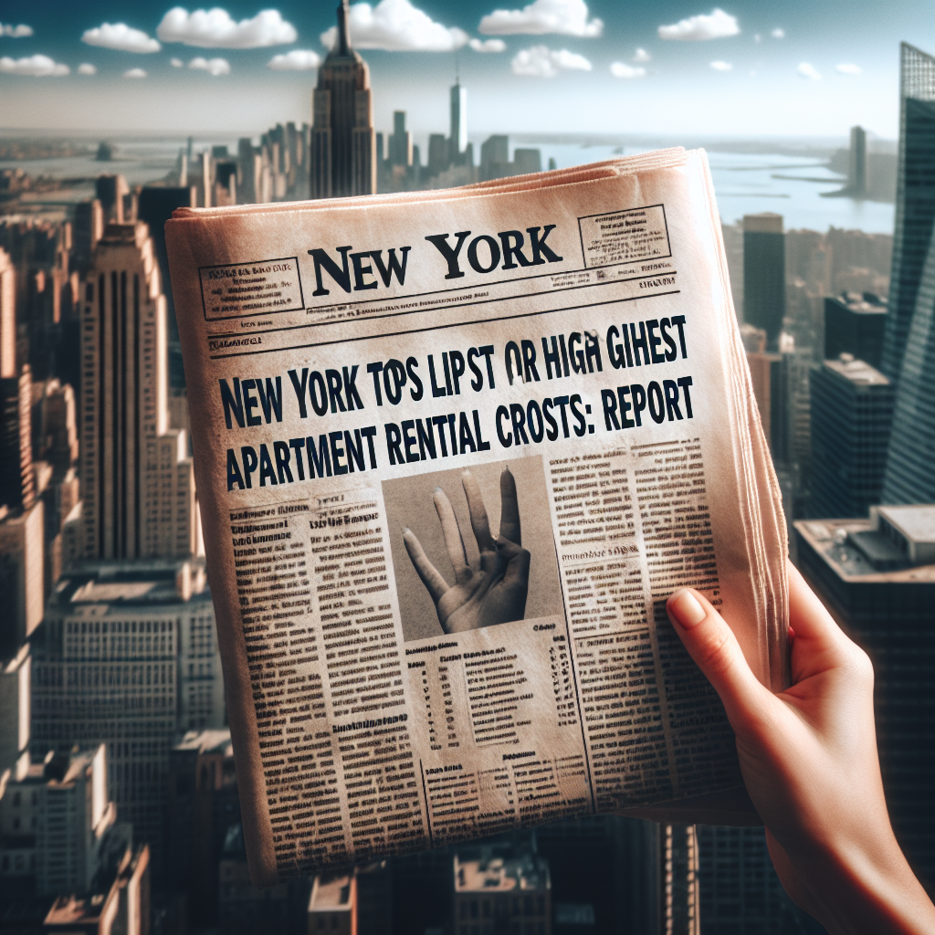 New York Tops List for Highest Apartment Rental Costs: Report