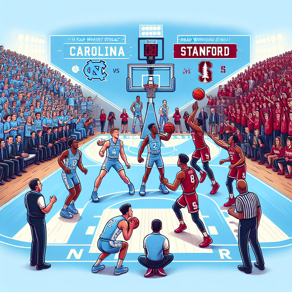 North Carolina Aims to Extend Road Winning Streak Against Stanford
