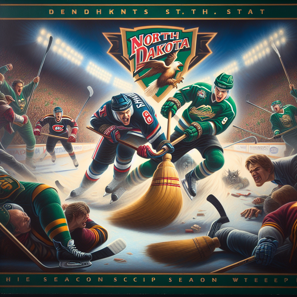 North Dakota Dominates St. Cloud State with Convincing 6-2 Victory to Complete Season Sweep