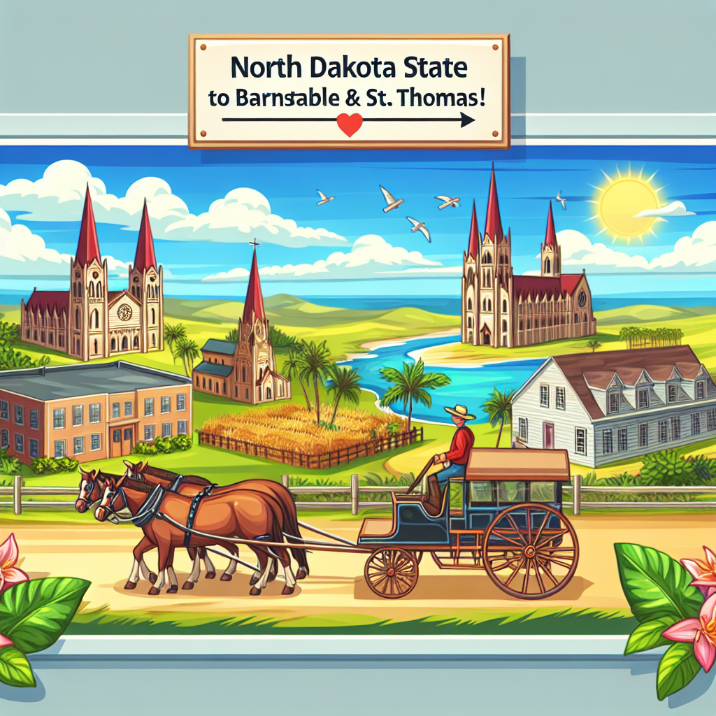 North Dakota State Travels to Barnstable and St. Thomas