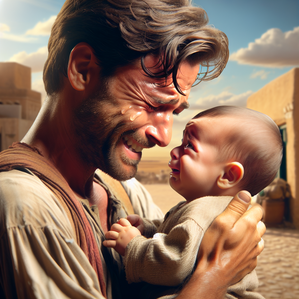 Palestinian Father and Lost Baby Reunite After Year-Long Separation Due to War