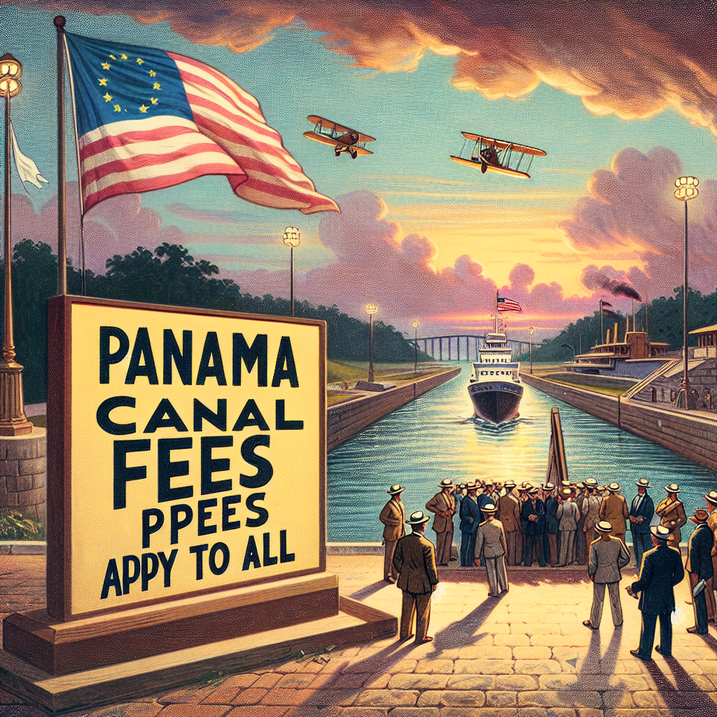 Panama Canal Refutes US Assertion of Free Passage for Government Ships