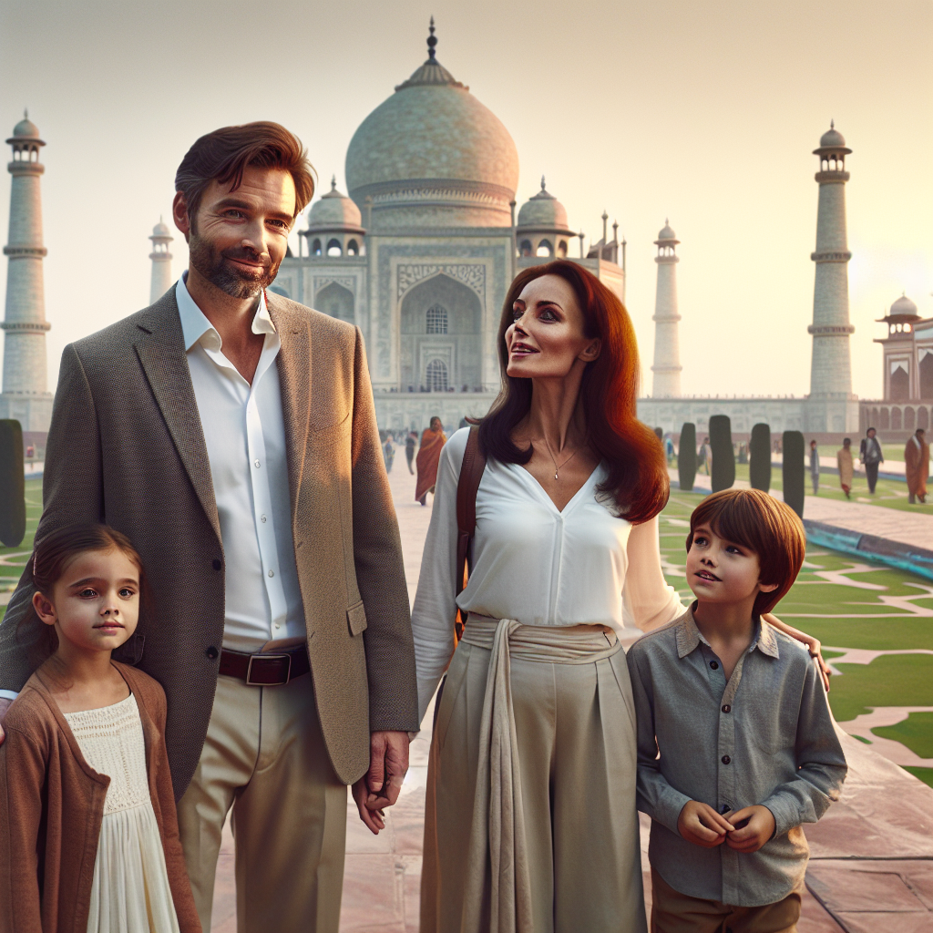Photos: Ex-UK Prime Minister Rishi Sunak Tours Taj Mahal with Family