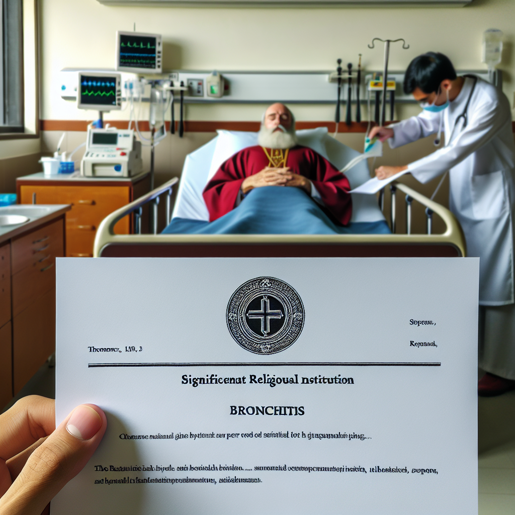 Pope Francis Hospitalized Due to Bronchitis: Vatican Statement