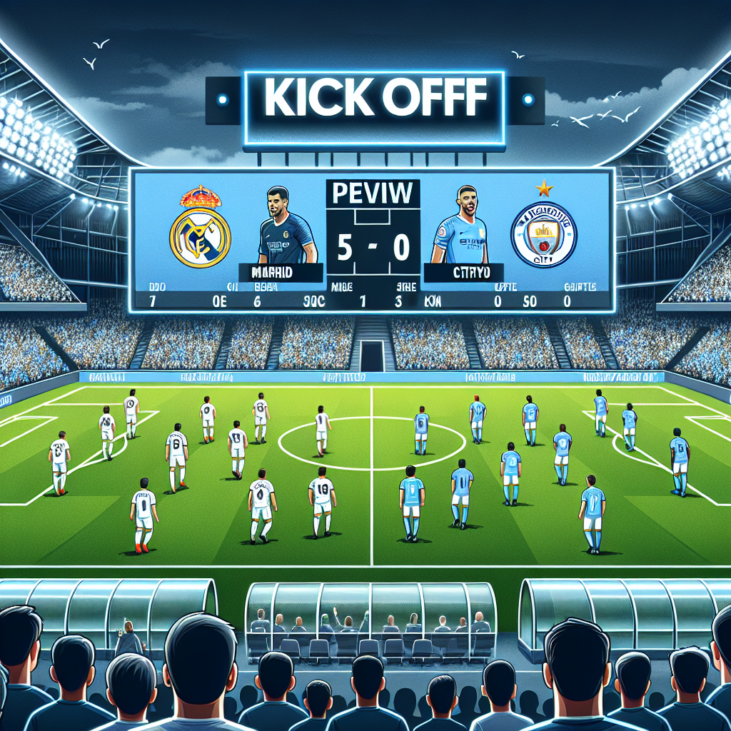 Real Madrid vs Man City: Champions League Clash – Kickoff, Lineups, and Preview