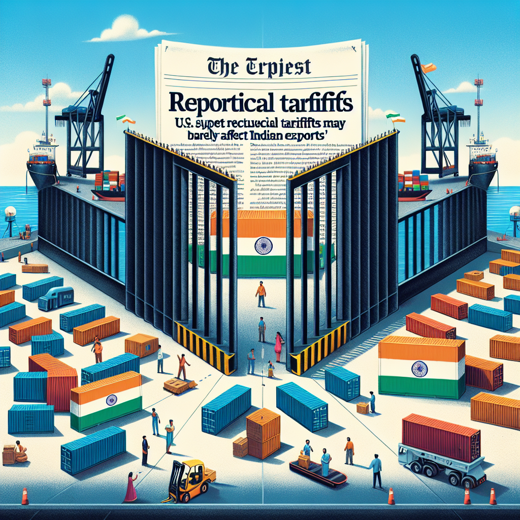Report Suggests US Reciprocal Tariffs May Barely Affect Indian Exports