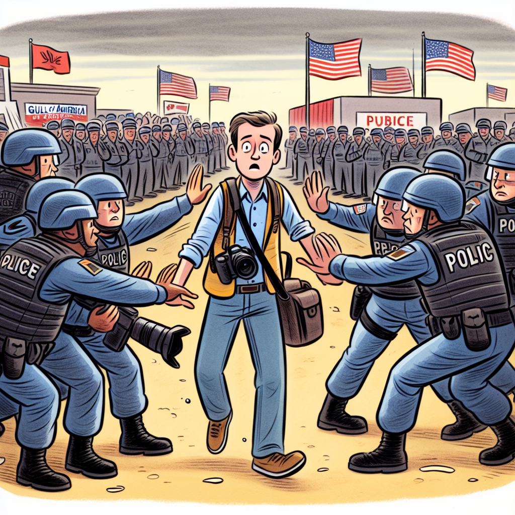 "Reporter Blocked Again from Trump's 'Gulf of America' Event Amidst Allegations of Misinformation"